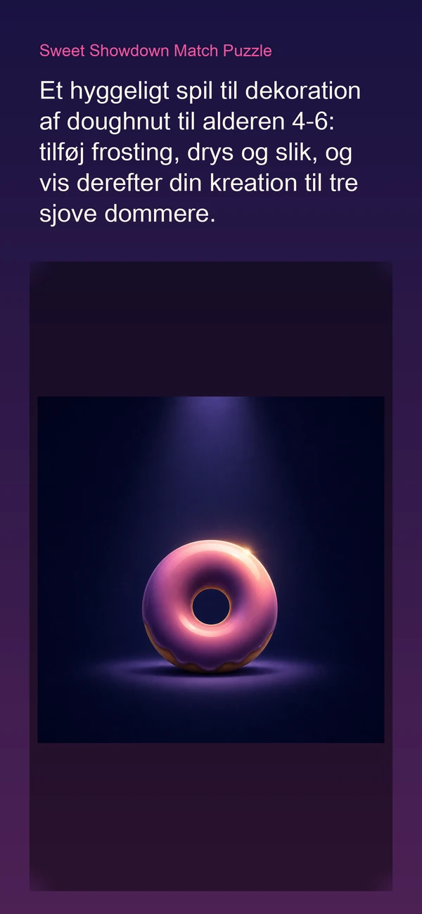 Sweet Showdown — Annoncefri bagespil for børn