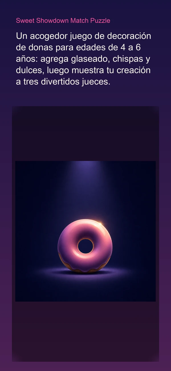 Sweet Showdown — Juego de hornear para niños sin publicidad