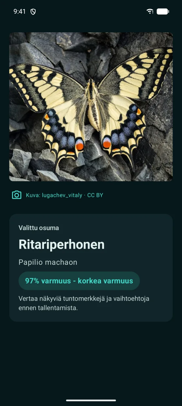 Butterfly Discover — Perhoset ja yöperhoset, offline