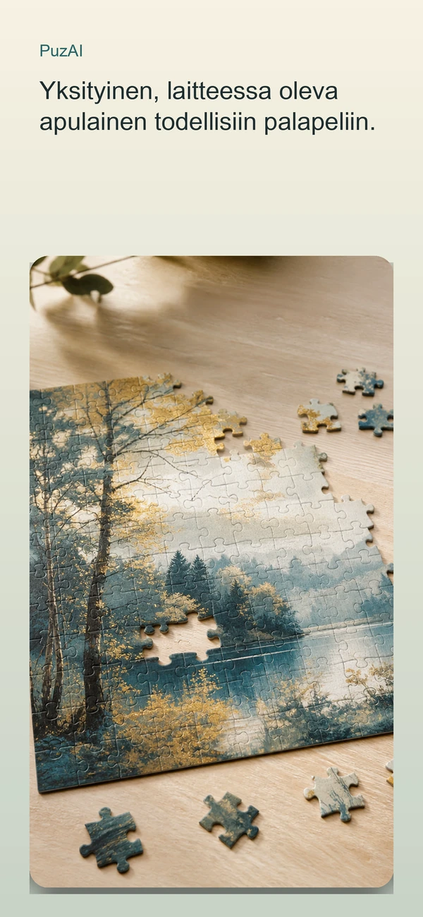 PuzAI — Jigsaw lajittelu apulainen