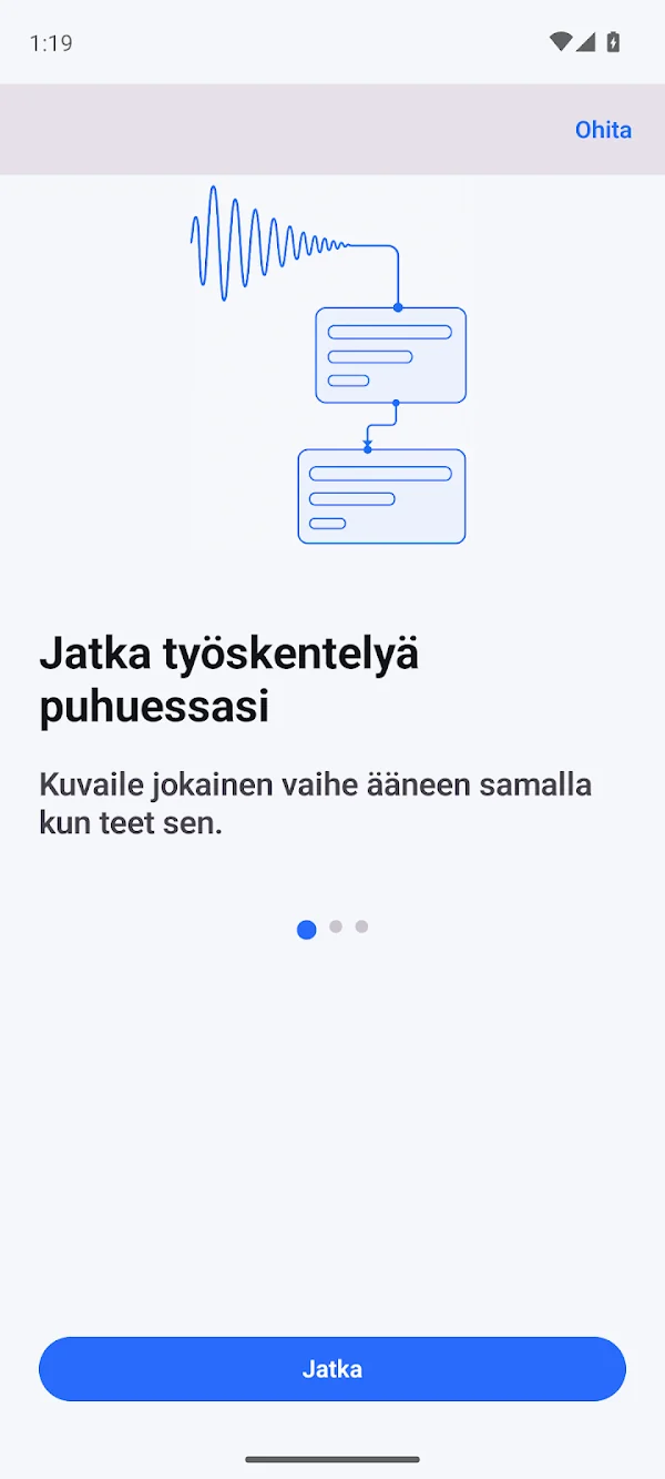 Spoflowchart: Voice to Chart — Tallenna vaiheet, muokkaa vuokaaviota ja kuuntele vaiheiden ääni.