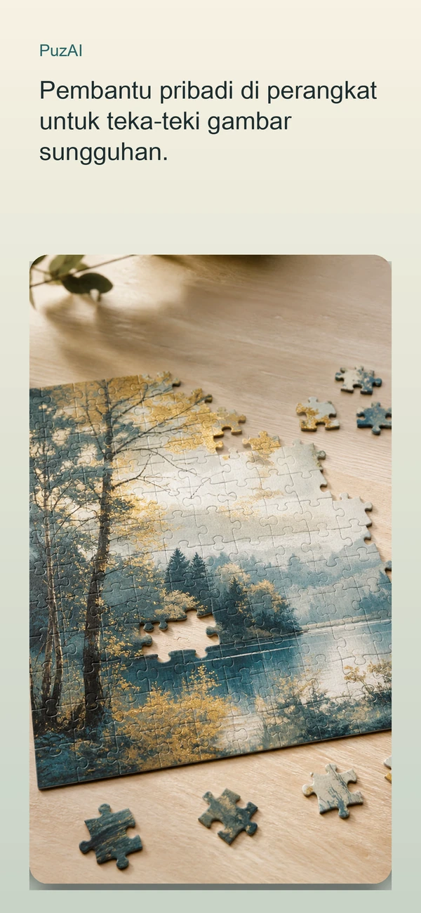 PuzAI — Pembantu penyortiran Jigsaw