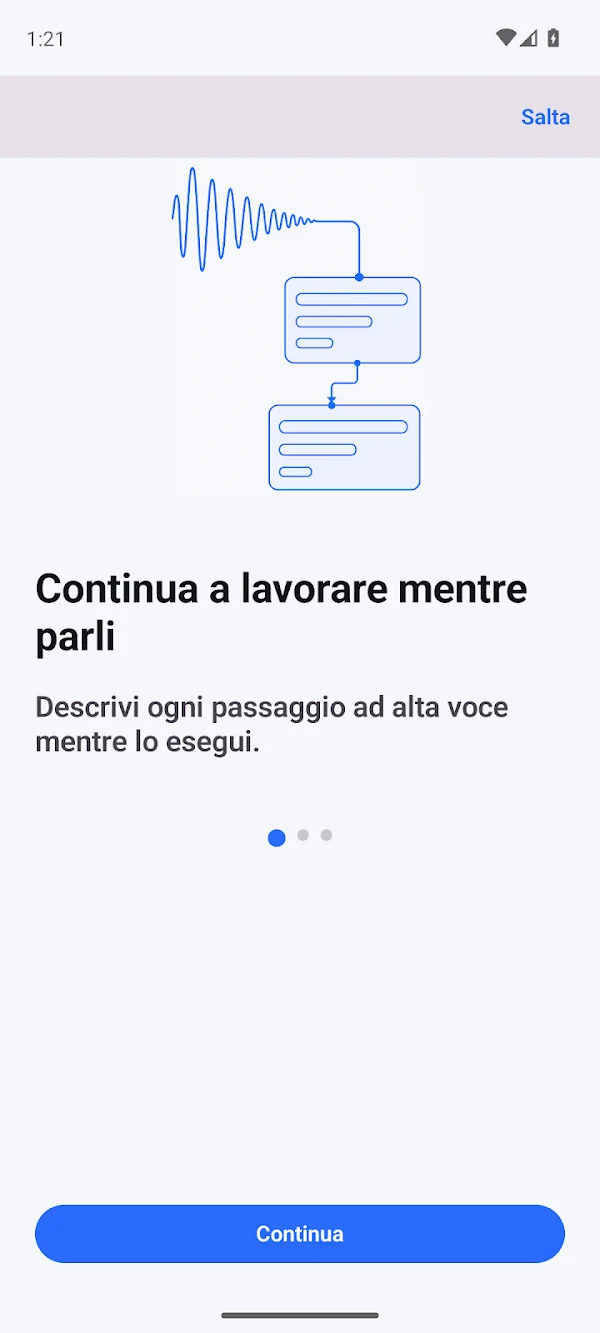 Spoflowchart: Voice to Chart — Registra i passaggi, modifica il diagramma e riascolta il loro audio.