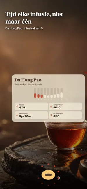 Nine Steeps: Gongfu Tea Timer — Gongfu theetimer en dagboek