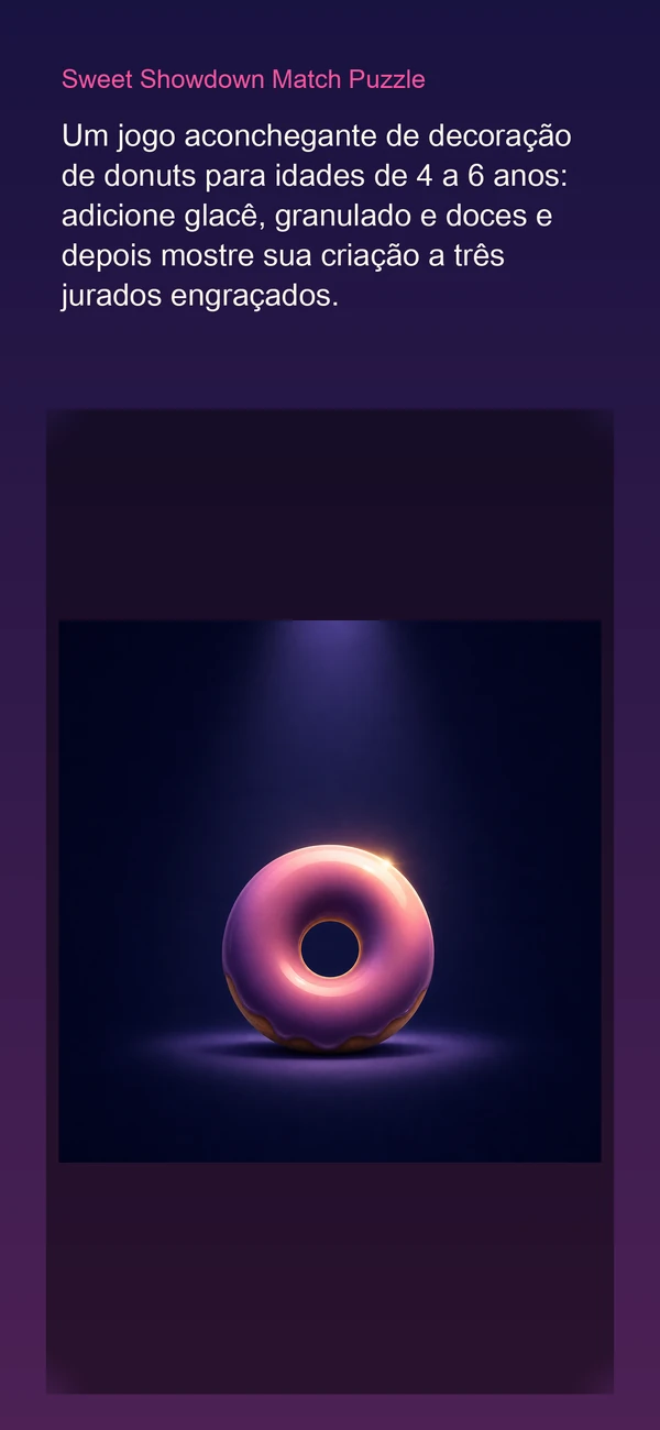 Sweet Showdown — Jogo de culinária infantil sem anúncios