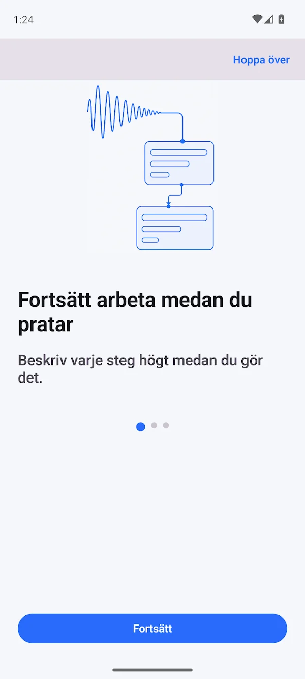 Spoflowchart: Voice to Chart — Spela in steg, redigera flödesschemat och spela upp ljudet för inspelade steg.