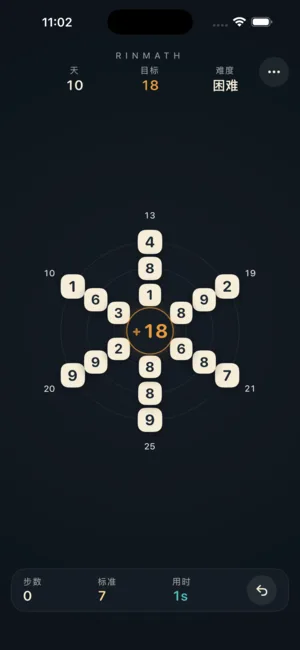 Rinmath Math Number Puzzle — 每日算术逻辑谜题