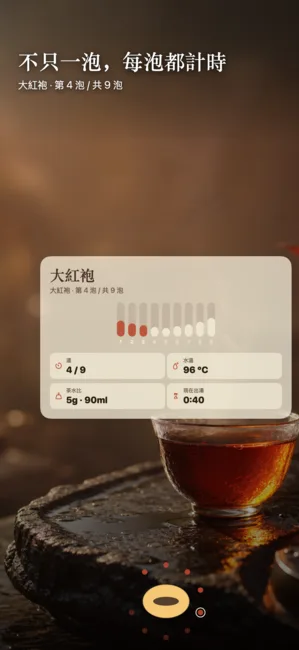 Nine Steeps: Gongfu Tea Timer — 功夫茶定時器和日記本