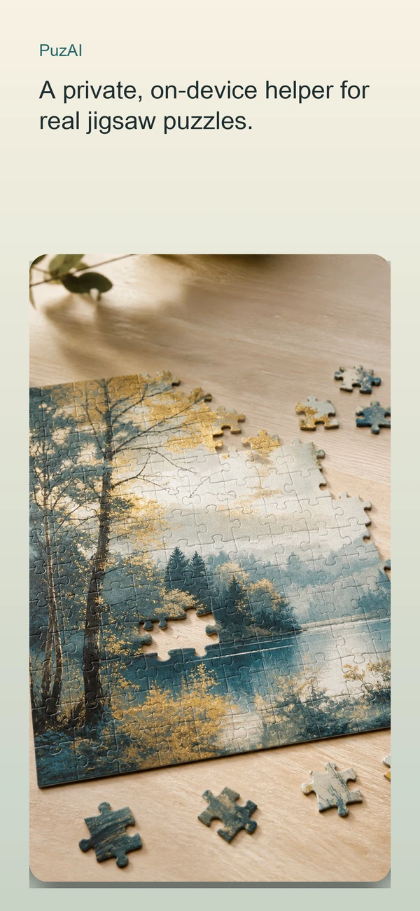 PuzAI — Jigsaw sorting helper